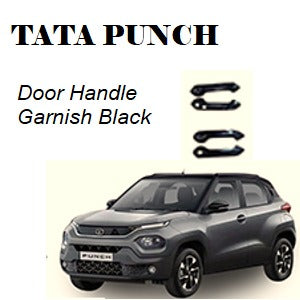 Tata Punch Door Handle Garnish - Black Finish