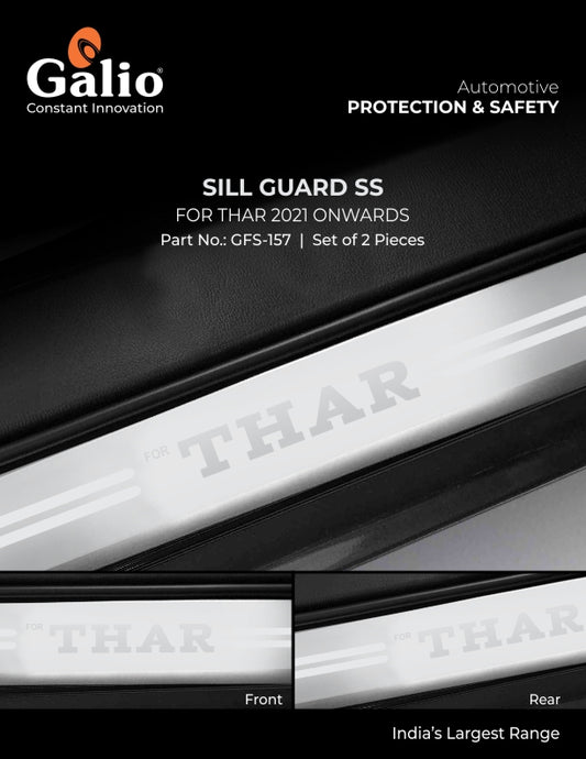 Sill Guard SS For Mahindra Thar