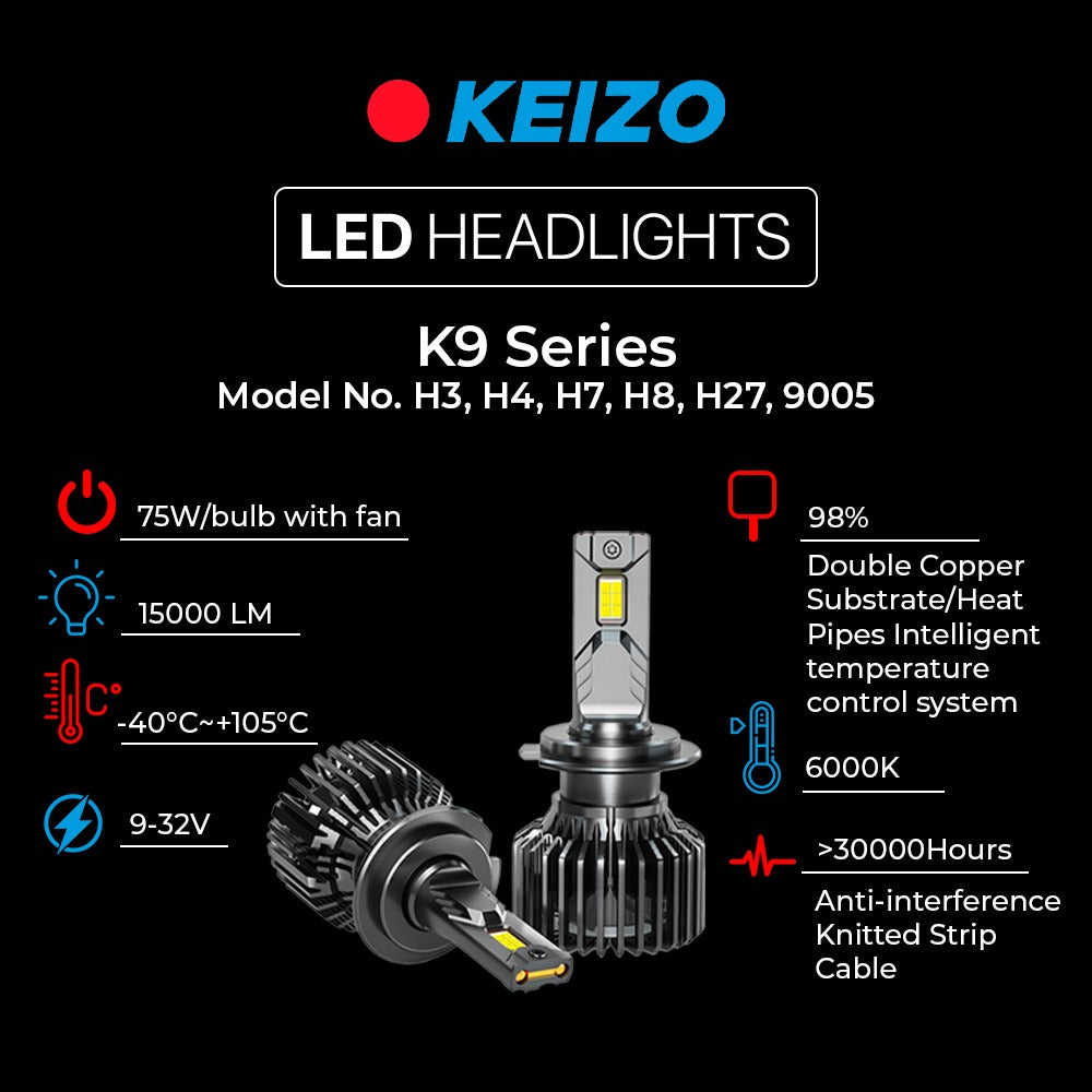 K9 SERIES LED Light For Cars Headlights
