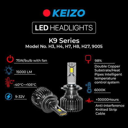 K9 SERIES LED Light For Cars Headlights