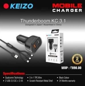Mobile Car Charger Thunderboom