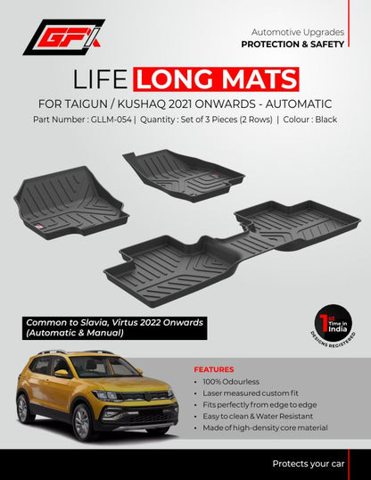 Volkswagen Taigun - Life Long Mats 2021 Onwards