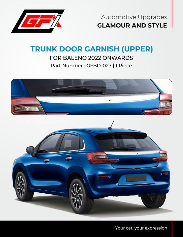 Maruti Suzuki Baleno Trunk Door Garnish Upper