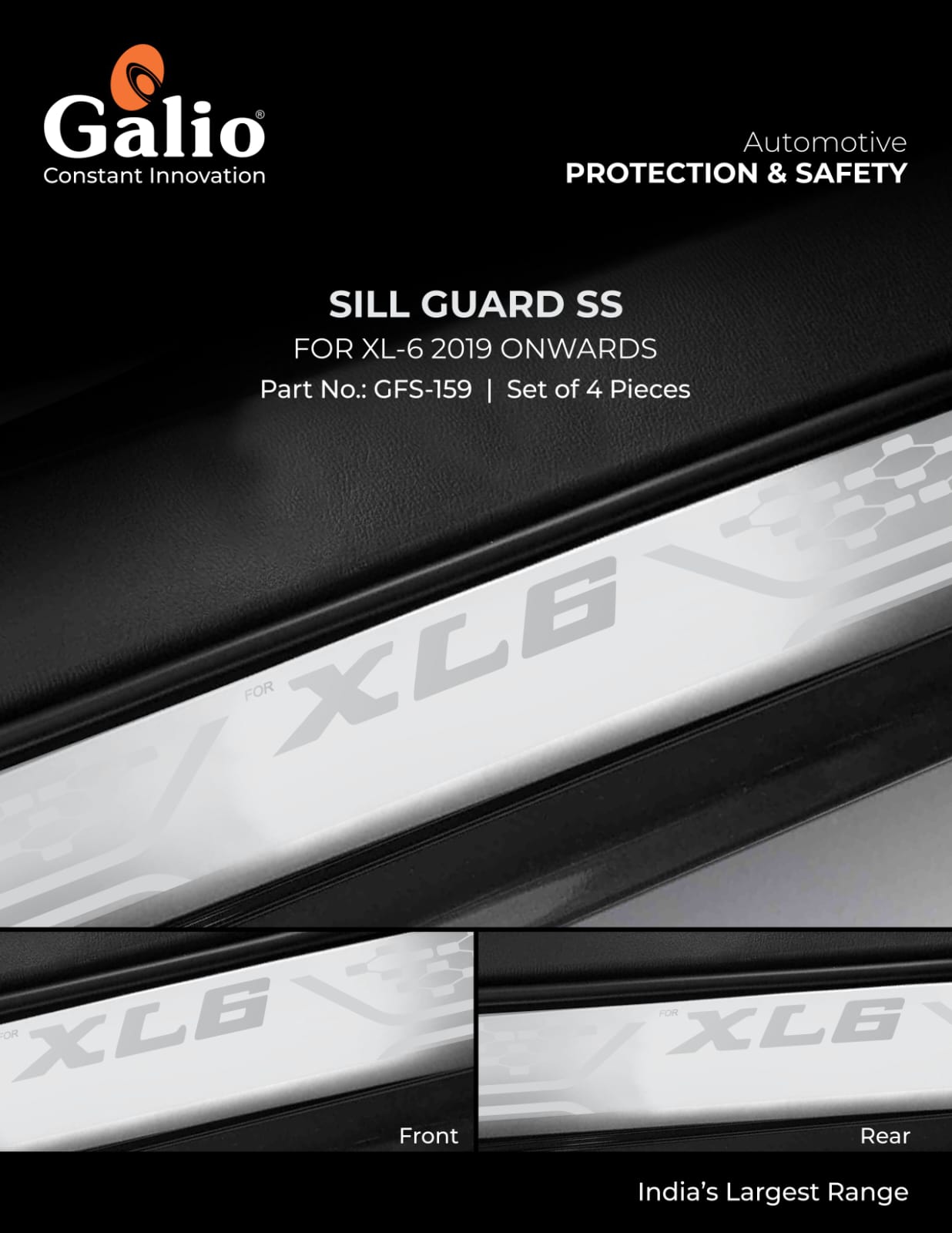 Sill Guard SS For Maruti Suzuki XL6 - Model 2019 Onwards
