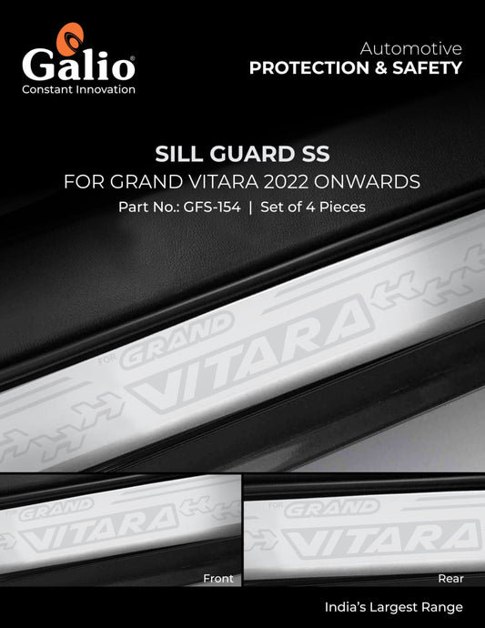 Sill Guard SS For Maruti Suzuki Grand Vitara - Model 2022 Onwards