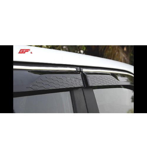 Tata Punch Door Visor - Chrome Finish