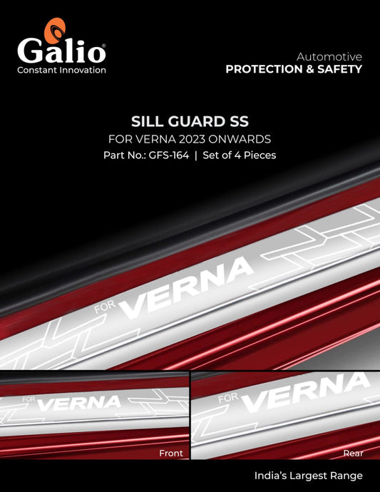 Sill Guard SS For Hyundai Verna - Model 2023 Onwards