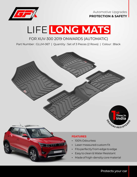 Mahindra XUV 300 - Life Long Mats 2019 Onwards