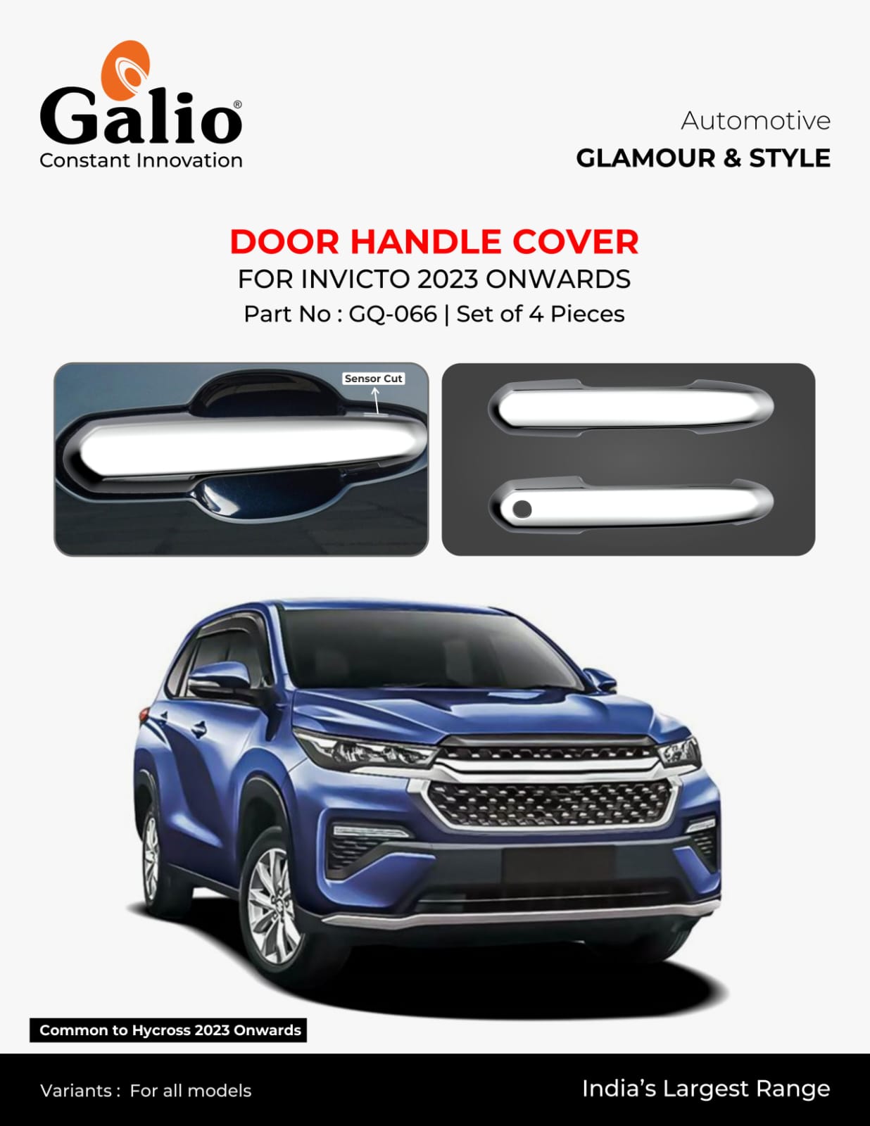 Door Handle Garnish For Maruti Suzuki Invicto - Model 2023 Onwards