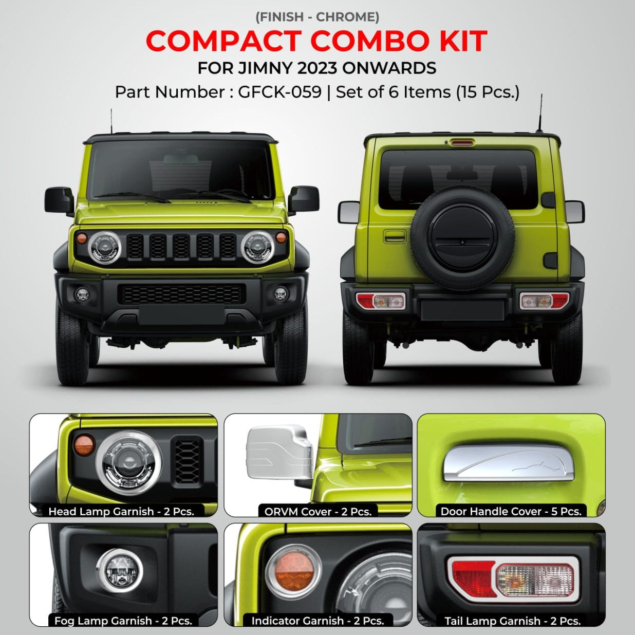 Compact Combo Kit For Maruti Suzuki Jimny - Model 2023 Onwards