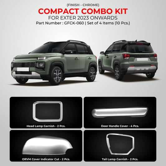 Compact Combo Kit For Hyundai Exter - Model 2023 Onwards