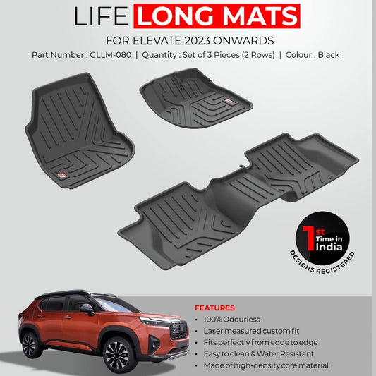 Car Floor Mat For Honda Elevate - Model 2023 Onwards