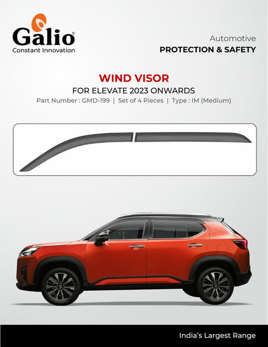 Door Visor For Honda Elevate - Model 2023 Onwards