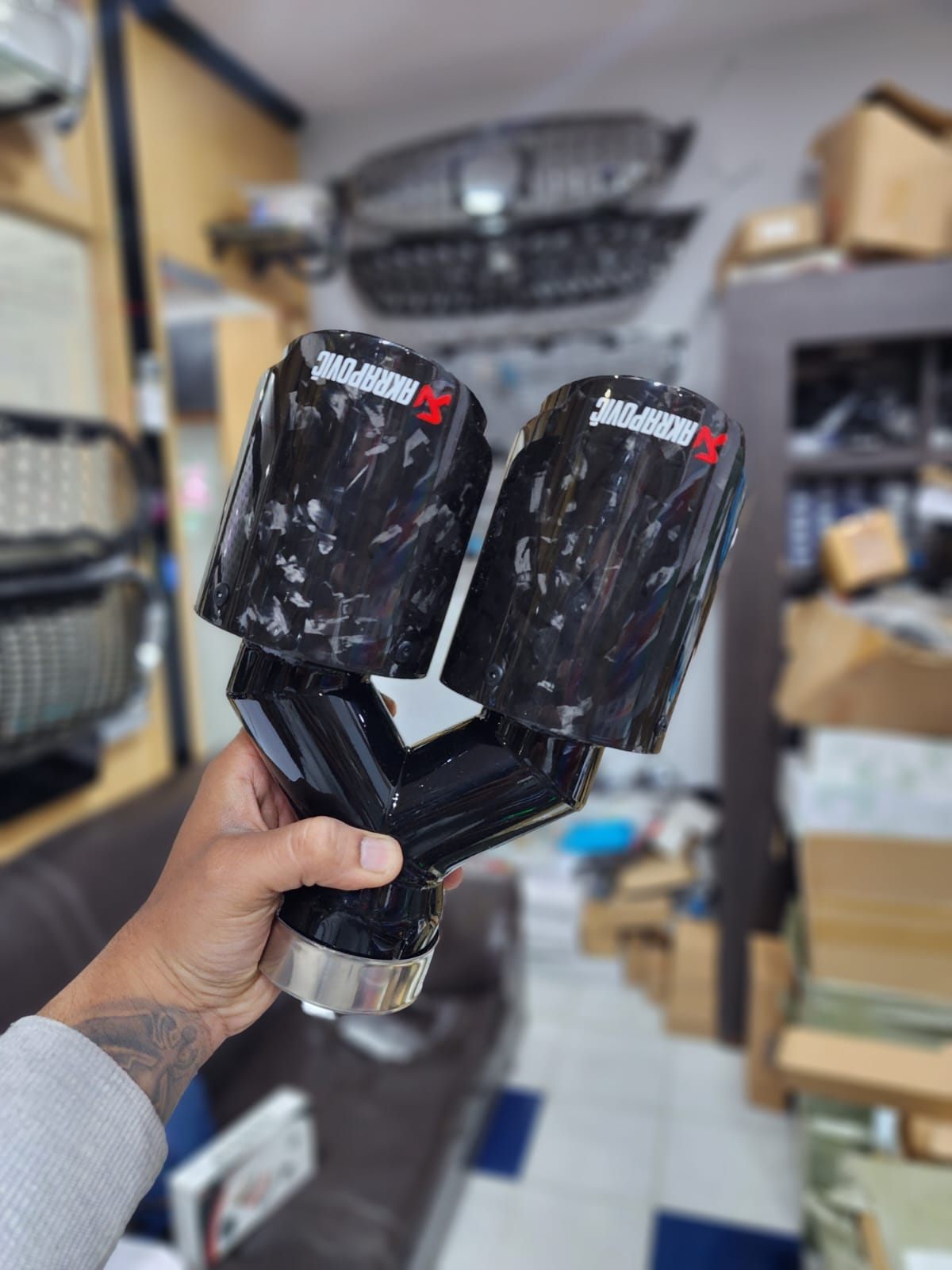 Akrapovic Forged Tip Outlets Exhaust
