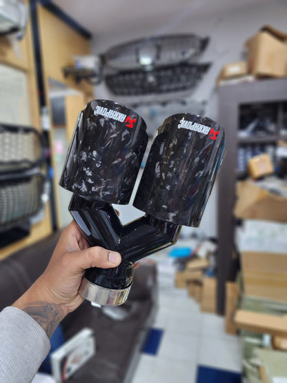 Akrapovic Forged Tip Outlets Exhaust