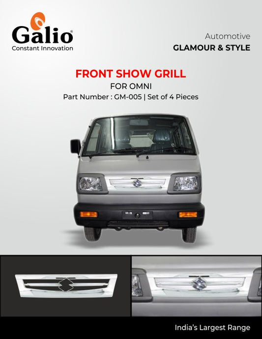 Maruti Suzuki Omni Grill Cover - Chrome Finish