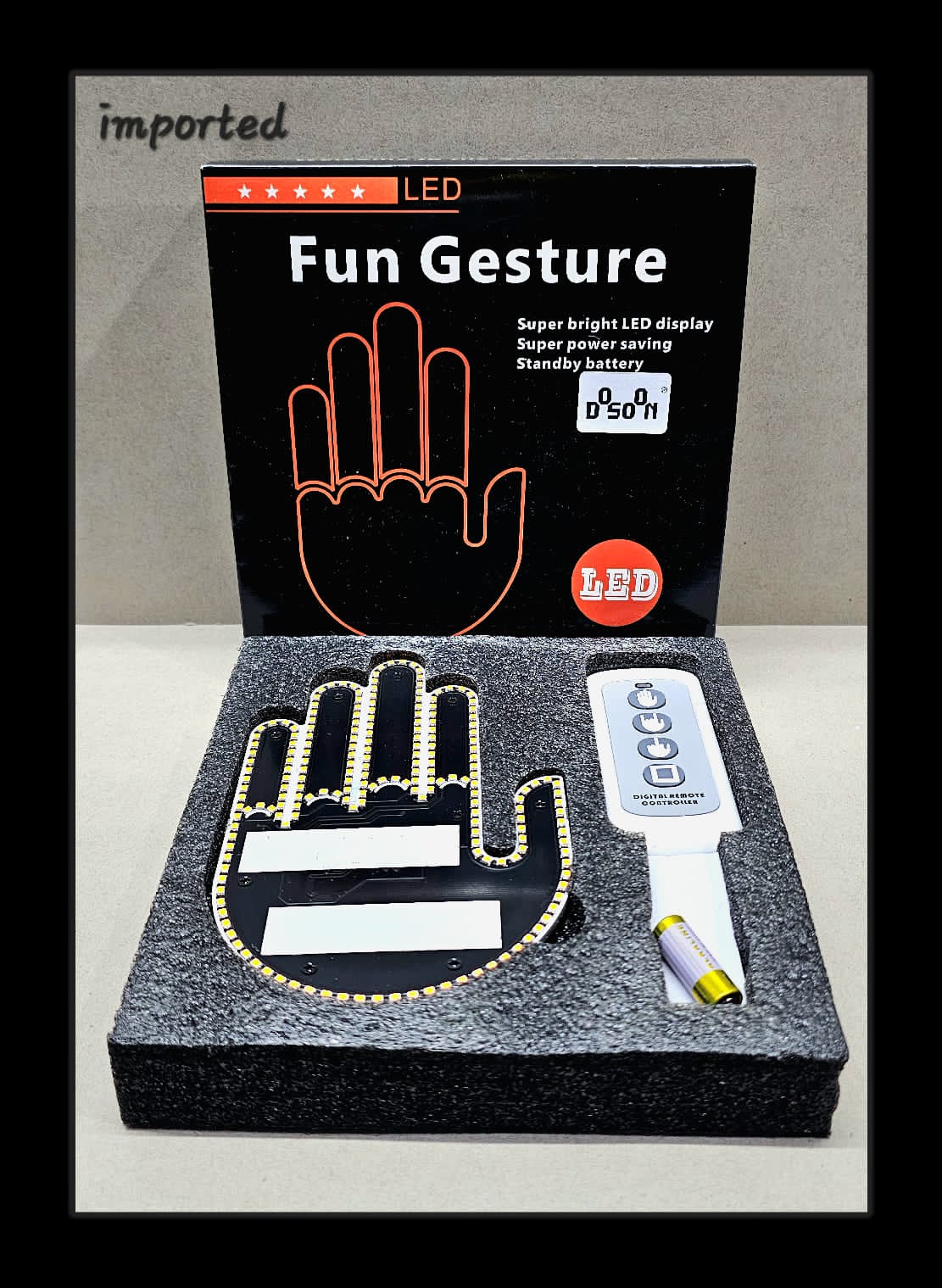 Finger Gesture Light with Remote Finger Light