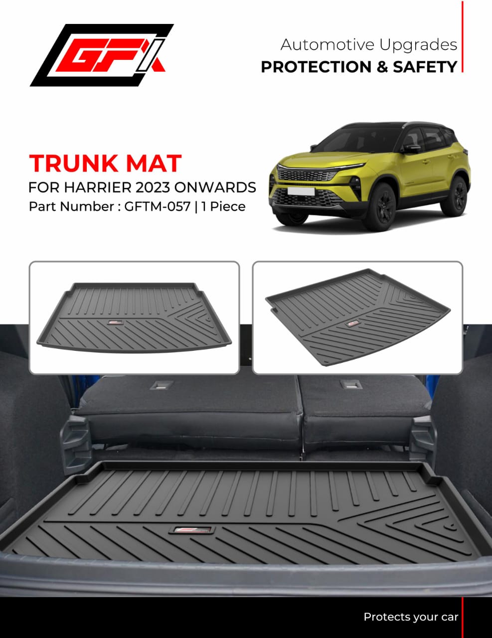 Trunk Mat for Tata Harrier - Model 2023 Onwards