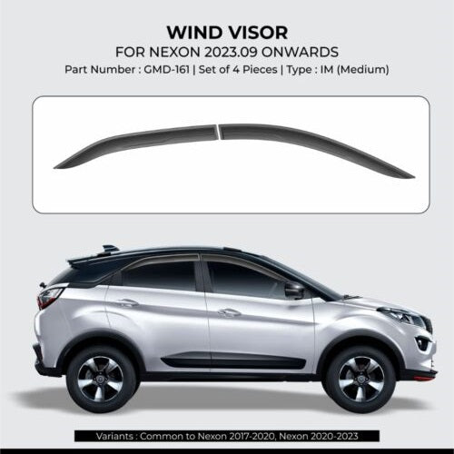 Door Visor For Tata Nexon - Model 2024 Onwards