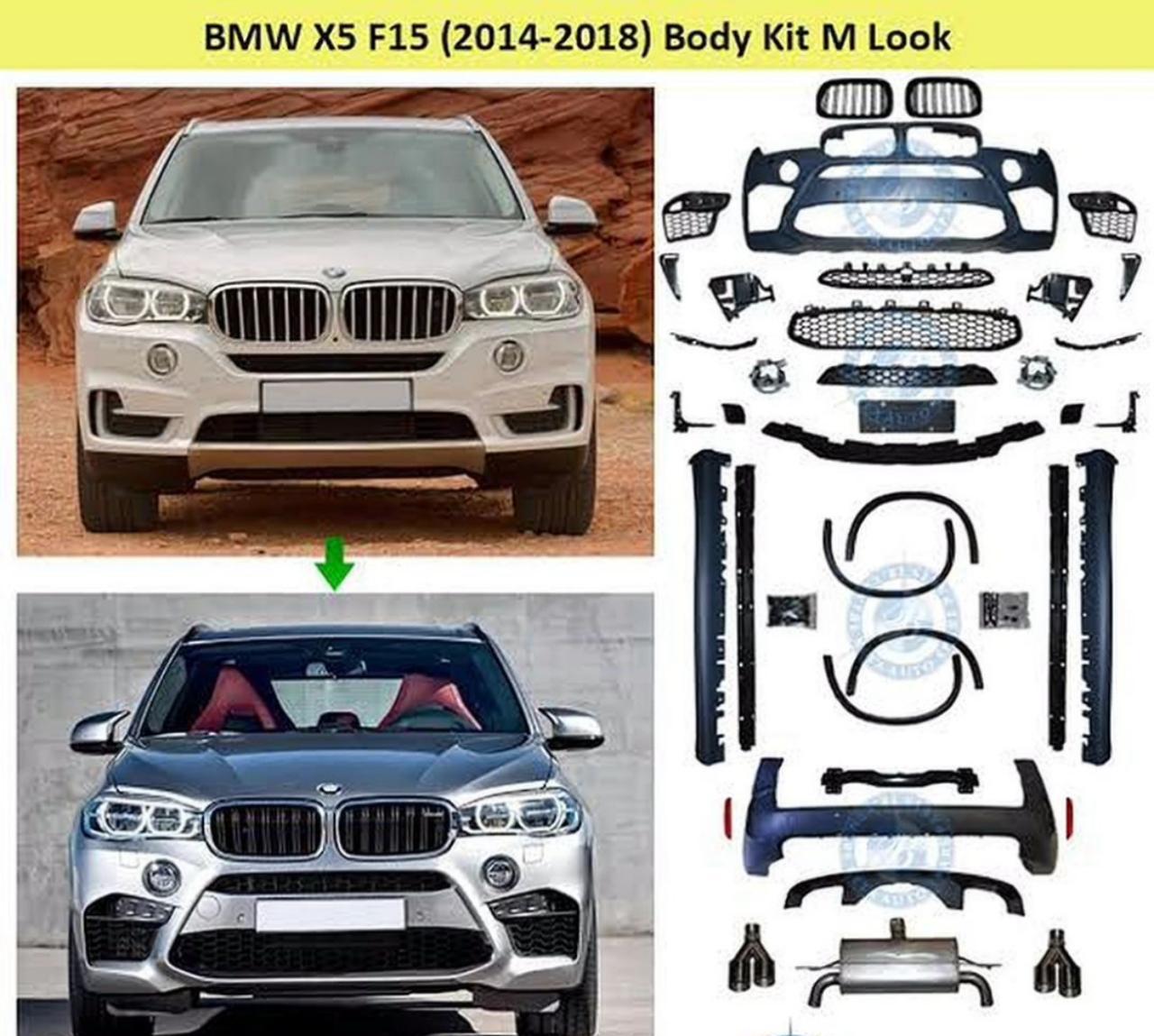 BMW X5 F15 2014-2018 Body Kit M Look
