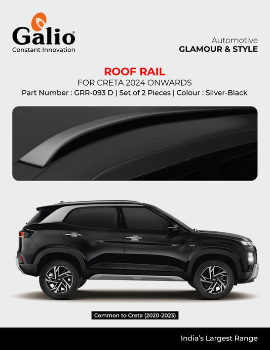 Roof Rails For Hyundai Creta - Model 2024 Onwards