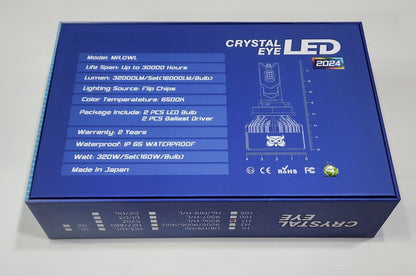 Crystal Eye 320W Car LED Headlight Bulb