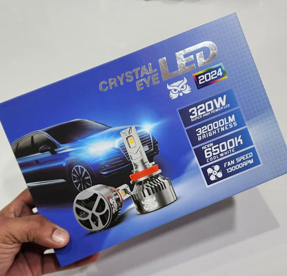 Crystal Eye 320W Car LED Headlight Bulb