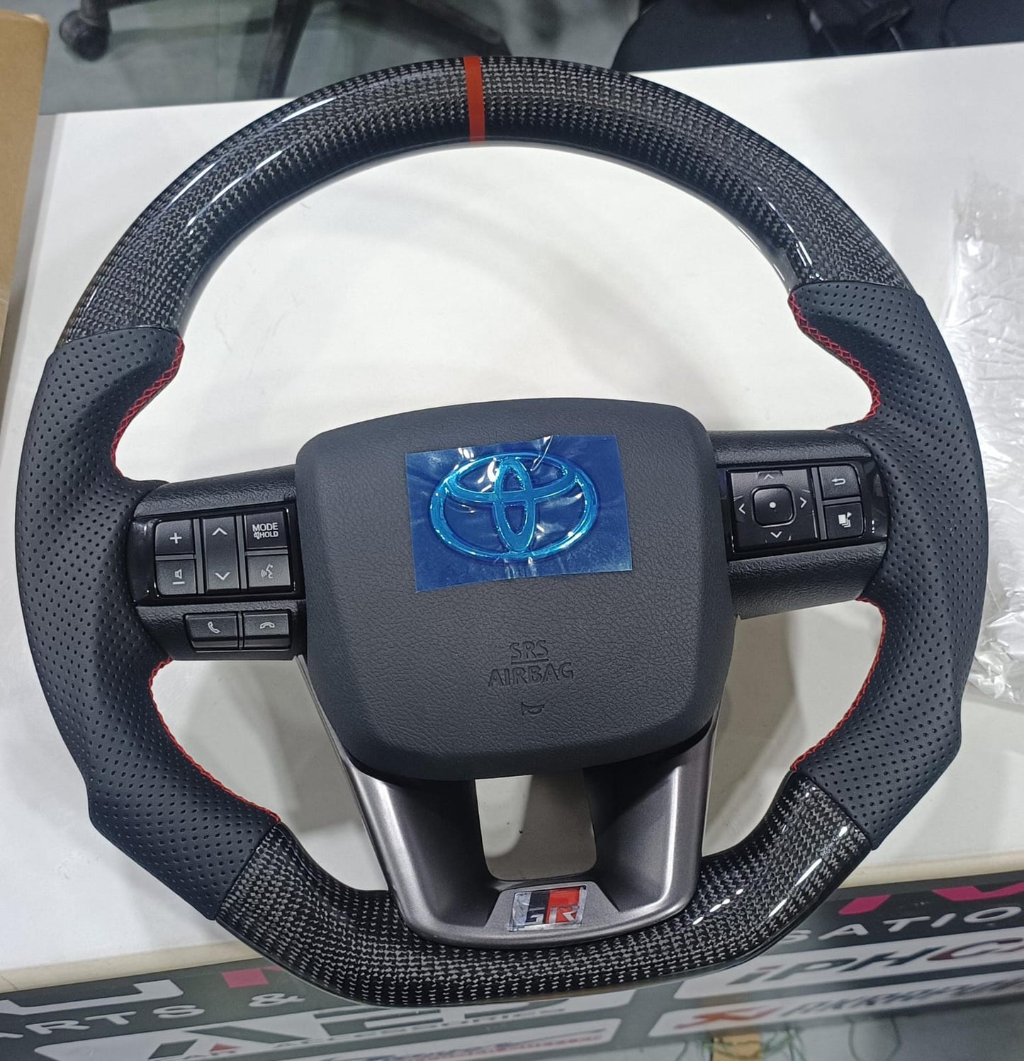Carbon Fiber Steering For Toyota Car With Air Bag
