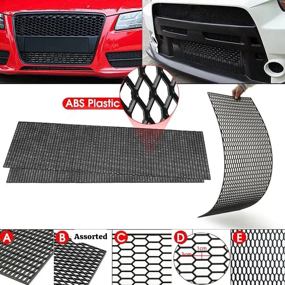 Universal High quality ABS Grilles - DIY Custom Strong Honeycomb Grille Assorted Designs