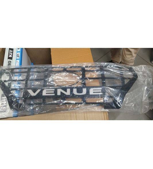 Alpha Grill for Hyundai Venue With LED - Black Finish