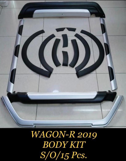 Maruti Suzuki Wagon R Body Kit 2019 Onwards | Front & Rear Bumper + Side Skirt