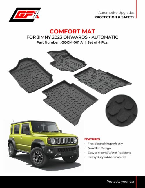 Comfort Mats For Maruti Suzuki Jimny- Model 2023 Onwards