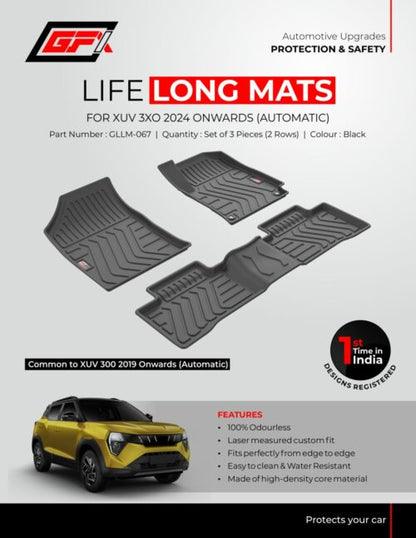 Life Long Mats For Mahindra XUV 3XO Model 2024 Onwards