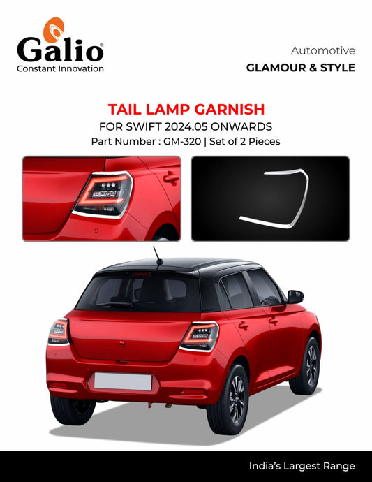 Tail Lamp Garnish For Maruti Suzuki Swift - Model 2024 Onwards