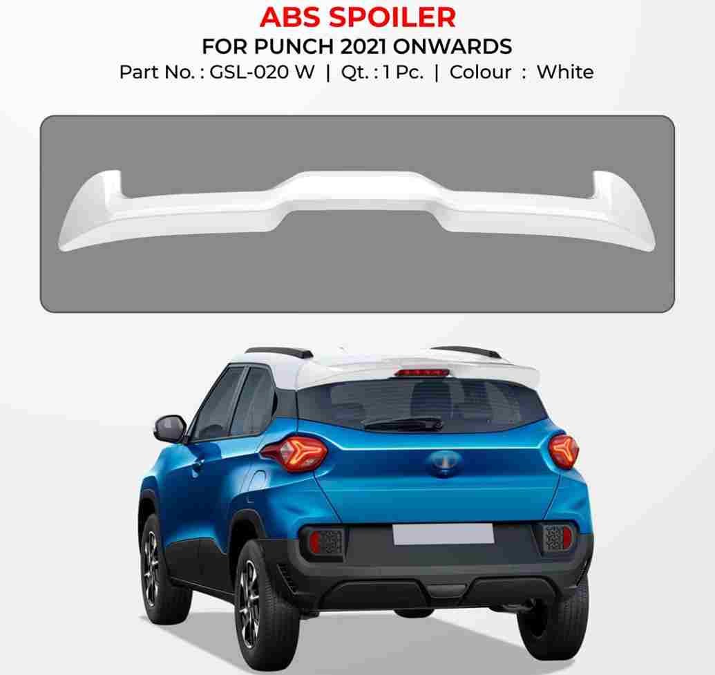 Hatchback ABS Spoiler For Tata Punch - Model 2021 Onwards