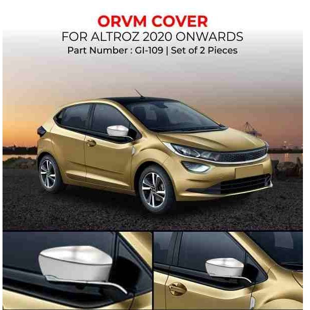 Chrome Finish ORVM For Tata Altroz - Model 2020 Onwards