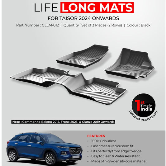 Premium Life Long Mats For Toyota Taisor - Model 2024 Onwards