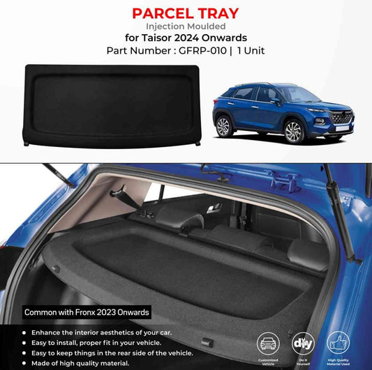 Injection Molded Parcel Tray For Toyota Taisor - Model 2024 Onwards