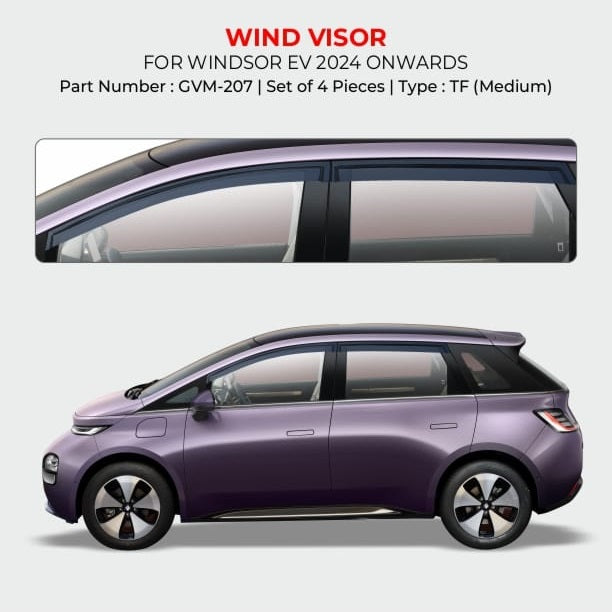 Door/Wind Visor For MG Windsor EV - Model 2024 Onwards
