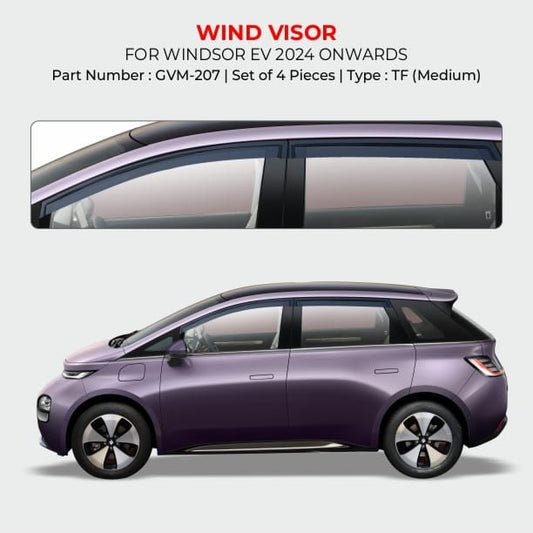 Door/Wind Visor For MG Windsor EV - Model 2024 Onwards