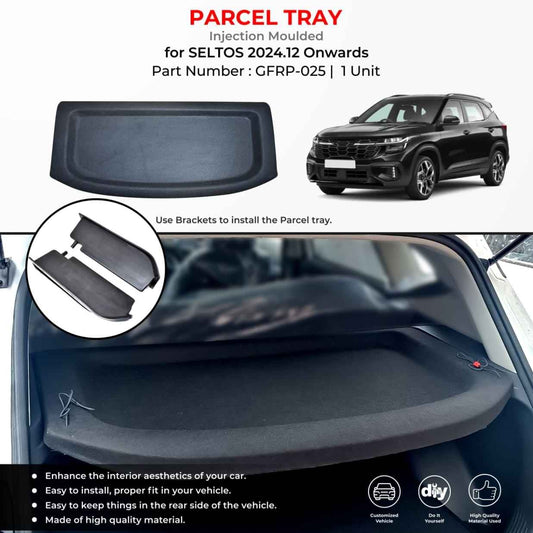 Injection Molded Parcel Tray For KIA Seltos - Model 2025 Onwards