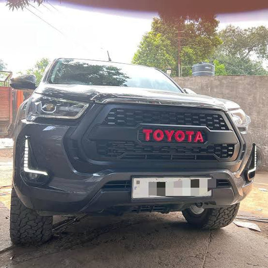 ABS Glossy Black Grill For Hilux - Model 2022 Onwards