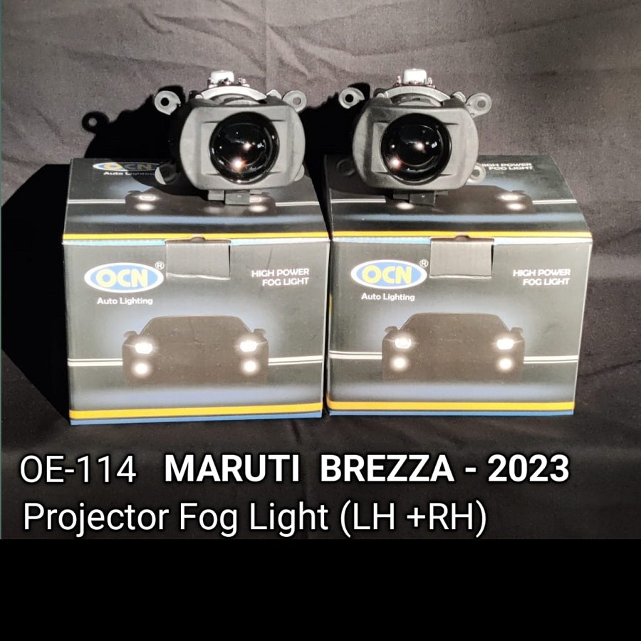 Projector Fog Light For Maruti Suzuki Brezza - Model 2023 Onwards