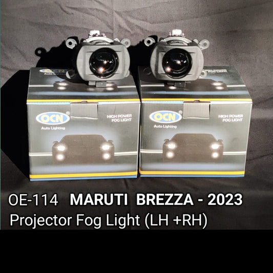 Projector Fog Light For Maruti Suzuki Brezza - Model 2023 Onwards