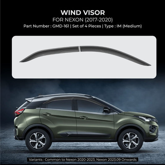 Door Visor For Tata Nexon - Model 2017 Onwards