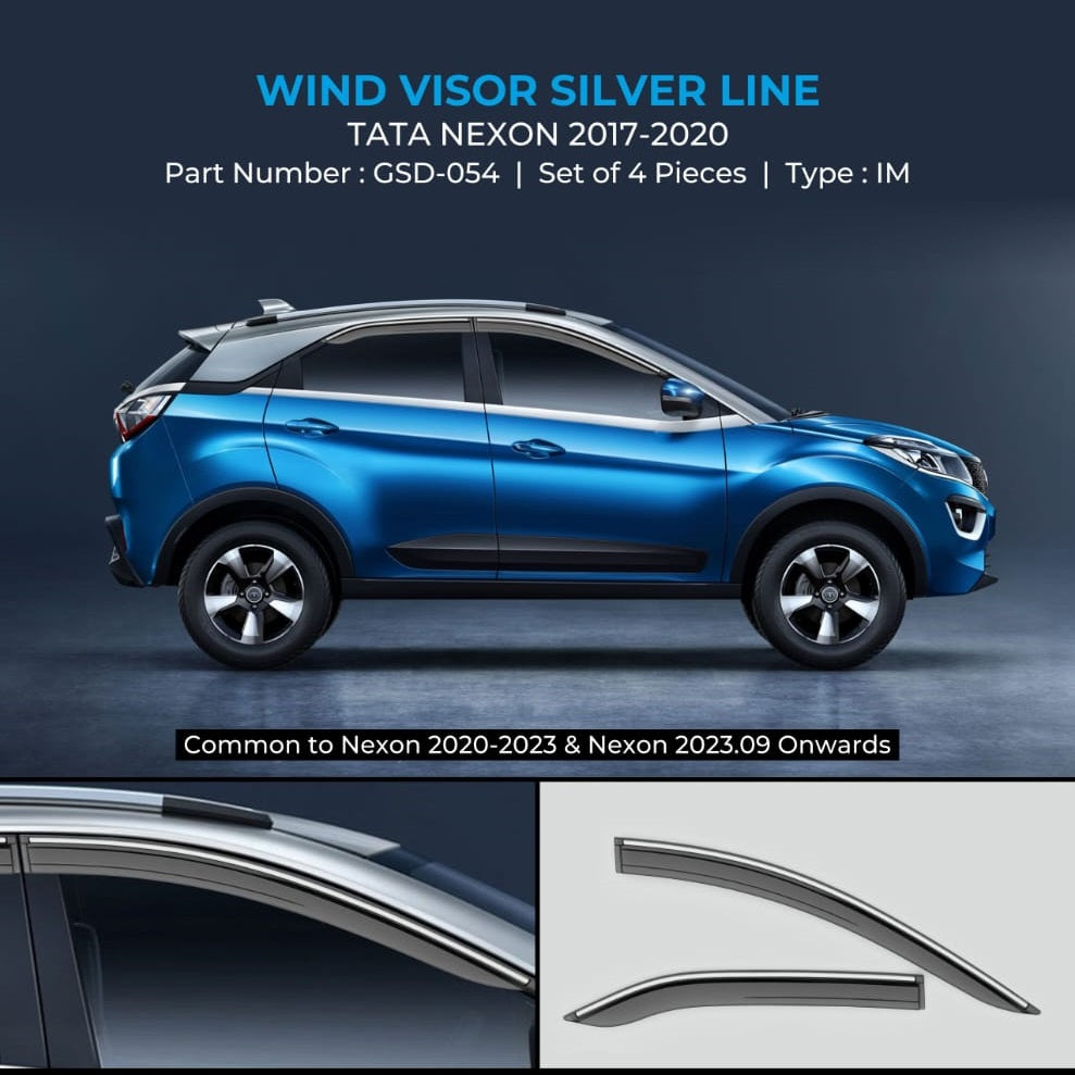 Door Visor For Tata Nexon - Model 2017 Onwards