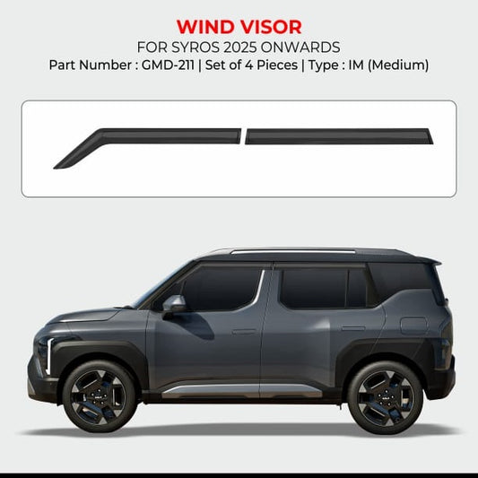 Door Visor For Kia Syros - Model 2025 Onwards