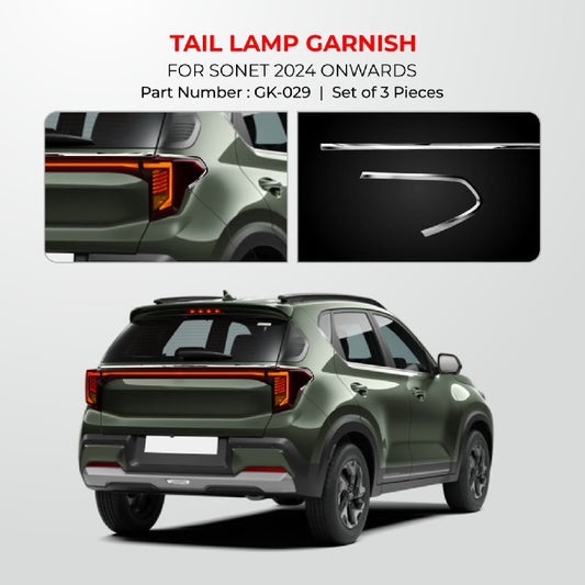 KIA Sonet Tail Lamp Garnish - Model 2024 Onwards