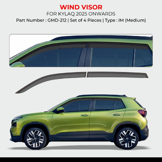 Door Visor For Skoda Kylaq - Model 2025 Onwards