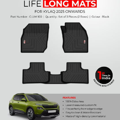 Premium Life Long Mats For Skoda Kylaq - Model 2025 Onwards